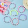 Taylor Freundschafts Regenbogen Perlen Armband: Macaron-Farben, Acryl-Handgefertigter Schmuck für Damen