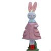Easter Bunny Figure Statue Fine Workmanship Craft Creative Decor Sulpture for Festival