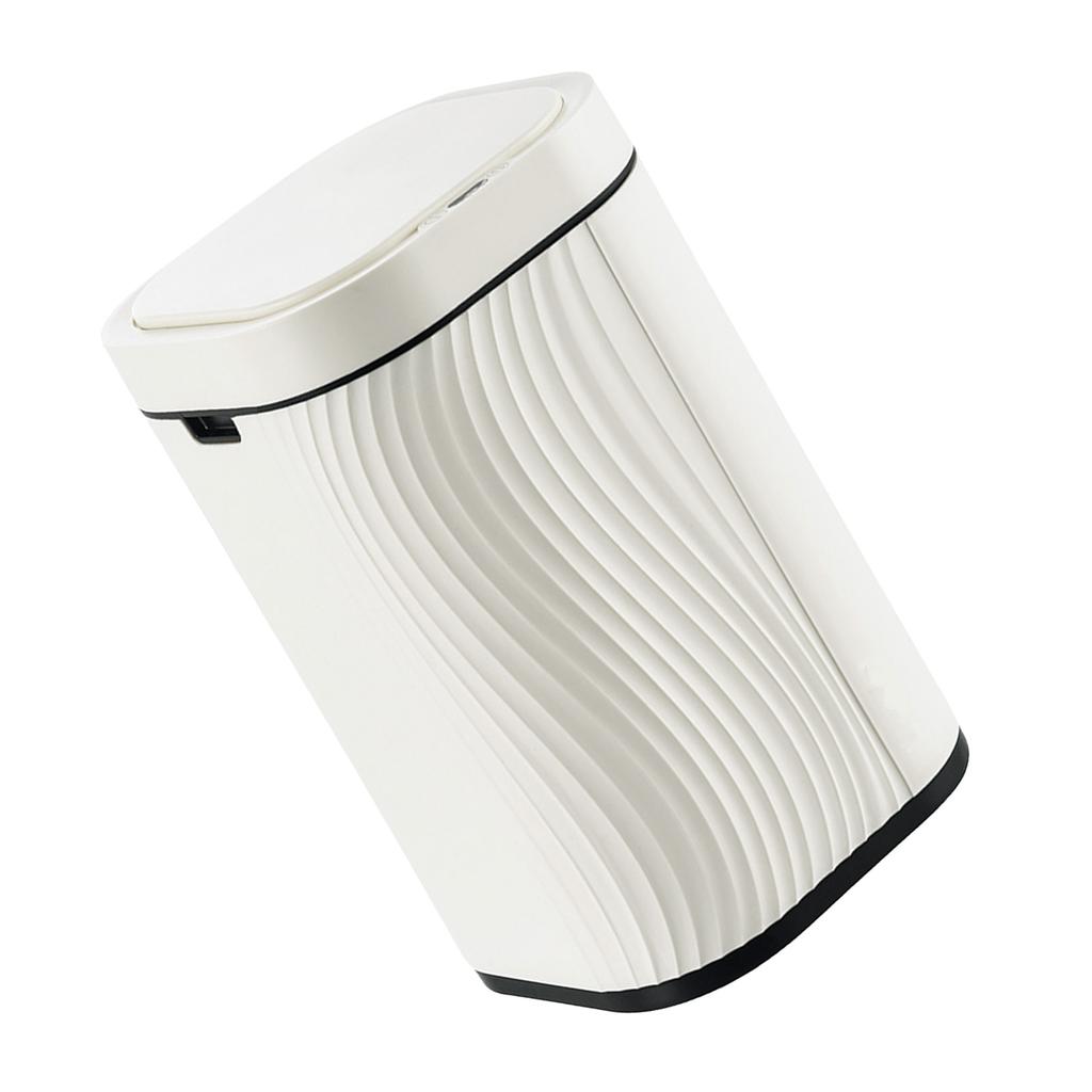 Viedā sensora miskaste ar vāku un smaržu necaurlaidīgu, automātisku slēdzi, atkritumu tvertne mājas vannas istabas virtuvei