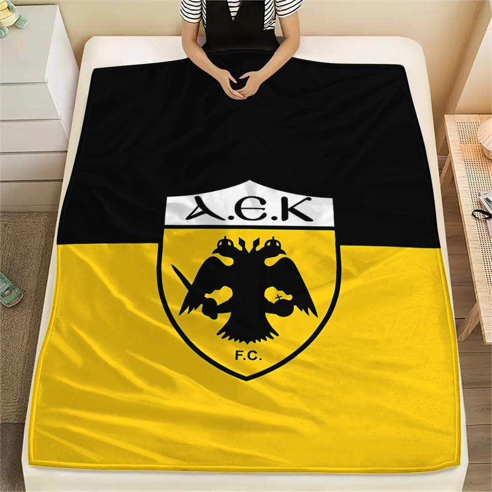 

1PC AEK F.C Print Flannel Blanket, High quality All Seasons, Home Decor, Warmth and Comfort, Perfect for Christmas Gifts 80cm x 120cm