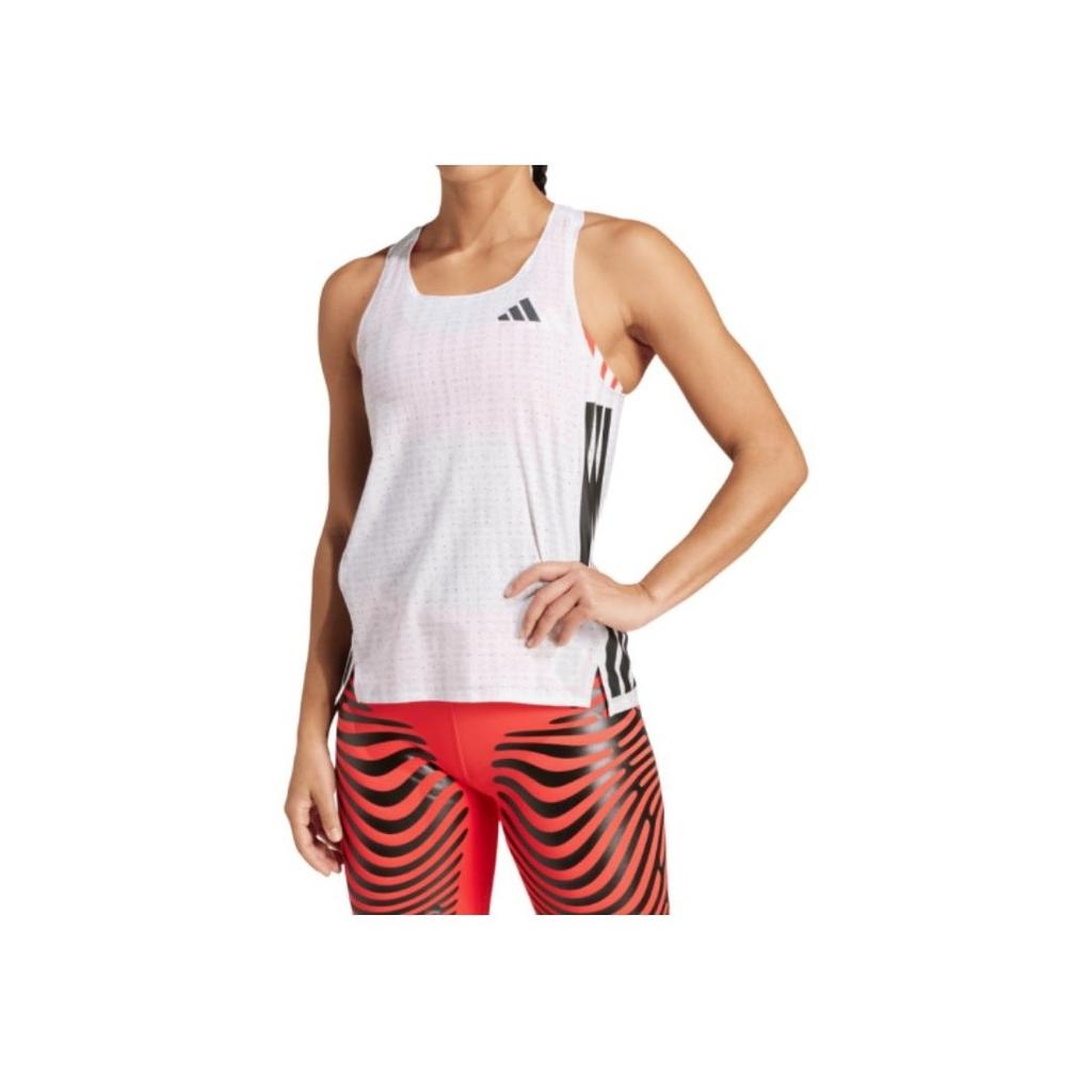 Adidas Logo Slim Fit Sleeveless Tank Top Women tops White JC7667