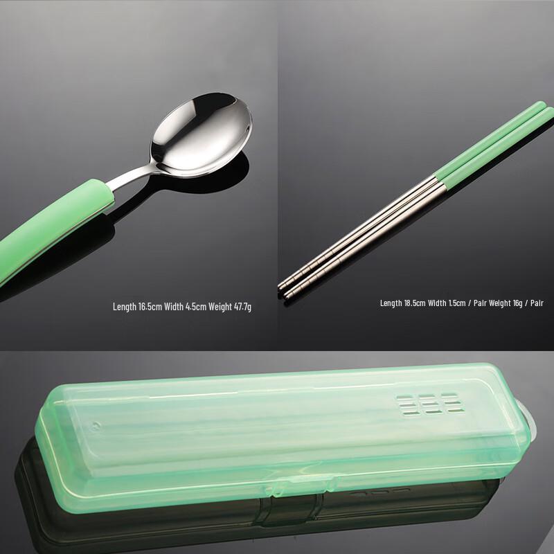 Qianxing 304 Stainless Steel Portable Kids  Cutlery Set