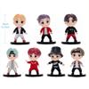 Buntan Boy 7 Pieces/Set Action Figure Doll Model Toy Rm Jin Suga Jhope Ji Min V Jungkook Star Idol Cute Gift