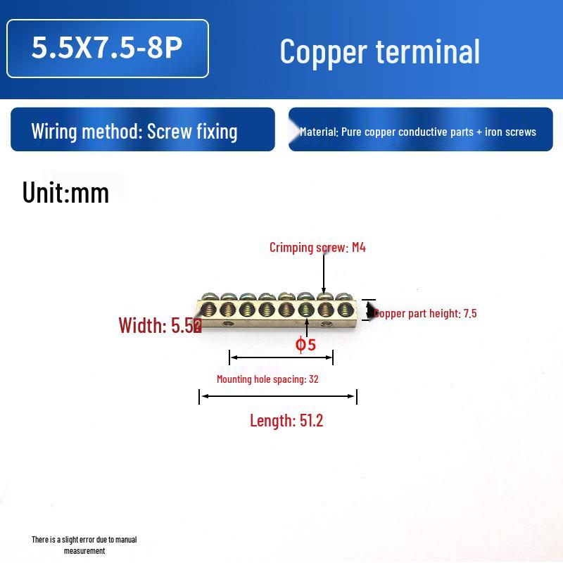 PZ30 Copper Terminal Blocks with Screws