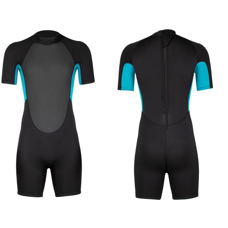 3mm Neoprene Shorty Wetsuit Freediving Snorkeling