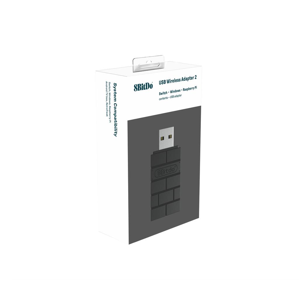 8Bitdo Bluetooth USB RR Adapter Wireless for Switch Windows Mac Raspberry Pi Switch 2 Lite OLED Support PS3 PS4 PS5 Controller
