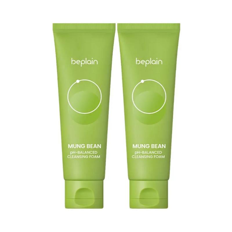 

[beplain] Mung Bean Weak Acid Cleansing Foam 80ml x 2ea Gentle pH-Balanced Purifying & Pore Cleansing Set