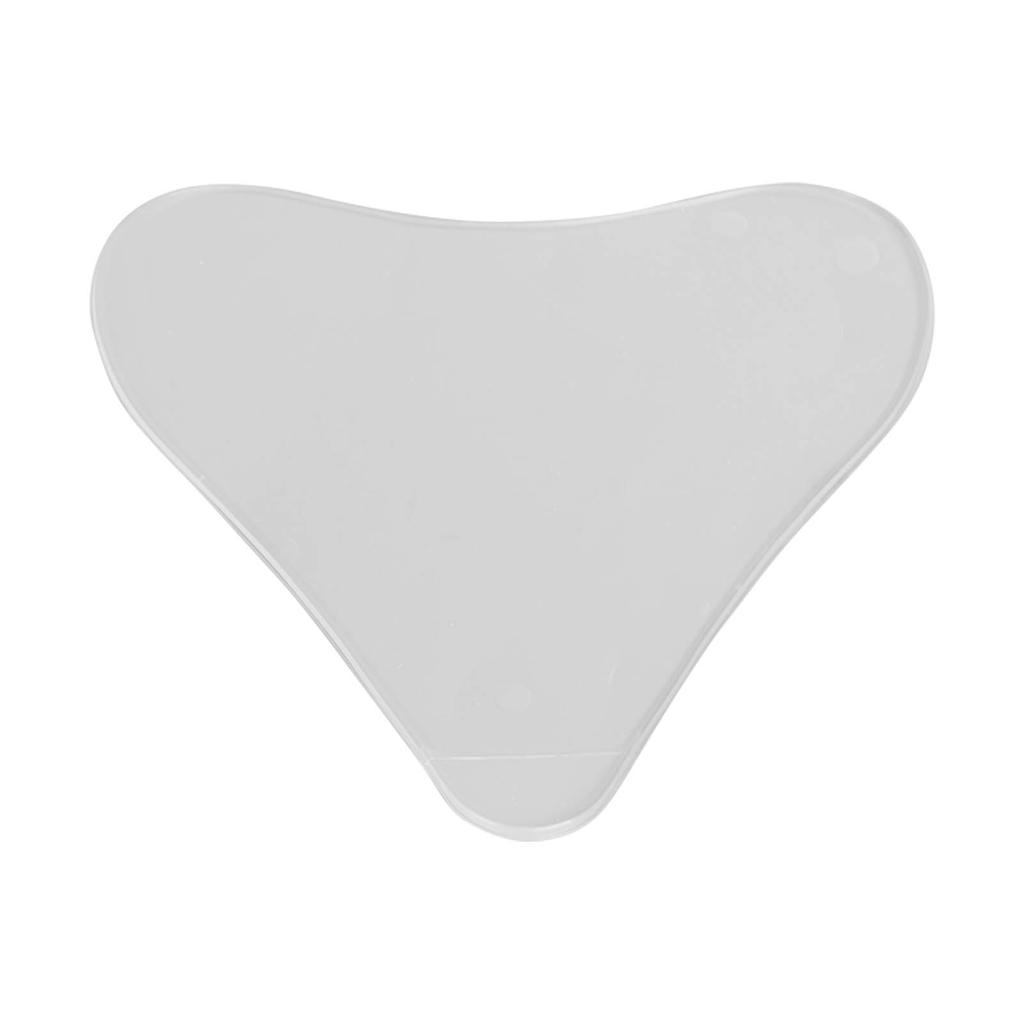 Silicone Chest Wrinkle Pad Transparent Triangle Shape Reusable Washable Chest Prevent Wrinkle Patch