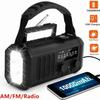 3 Modes Solar-powered Radio Hand-crank Reading Lamp Emergency Weather Radio for Home and Outdoor
