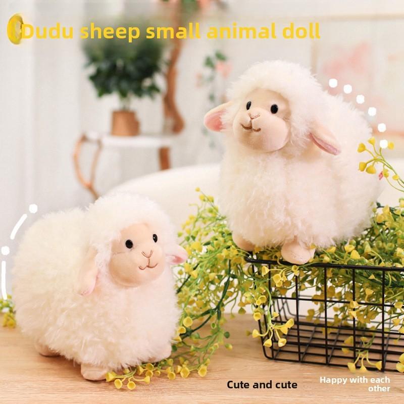 Plush Sheep Toy With Pp Cotton Filling Soft Animal Comfort For Kids And Gift Giving