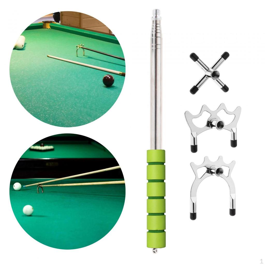 Retractable Billiards Cue Stick Bridge Accessory Extendable Snooker Pool