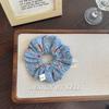 Scrunchie Multi Styles Floral Plaid Soft Fabric Minimalist Versatile Women Hair Tie Hair Accessories
