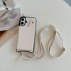 Mirror Crossbody Rope Phone Case for IPhone 16 15 Plus 14 13 12 11 Pro Max X XR 7 8 Wallet with Card Holder Leather Flip Cover