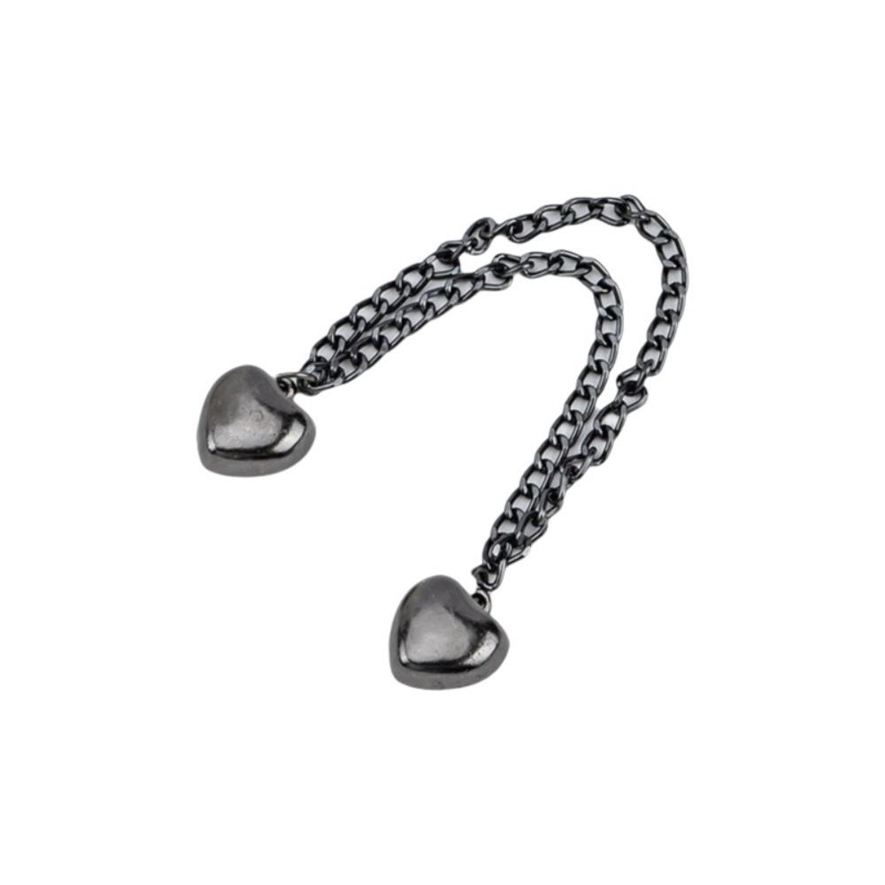 

10PCS Multi-Function Magnetic Clothing Clip Adjustable Trouser Legs Clips Clothes Scarf Fixing чорний
