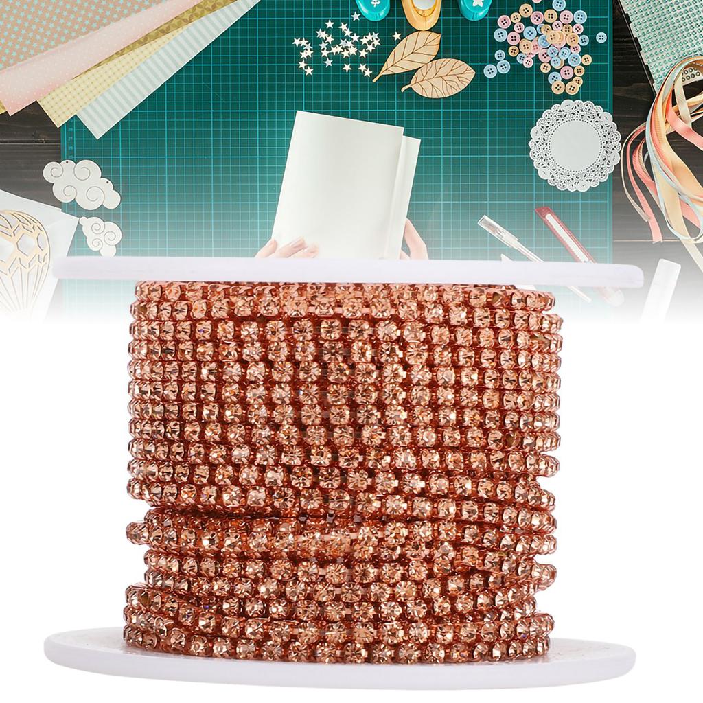 Rhinestone Chain Color DIY Mobile Phone Shell Clothing Ornament Decoration Supplies Ss6 6.5