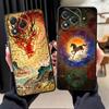 Cartoon Cool Dragon Horse Case for Honor X8 X6 X9a X5b 90 70 8X X7 200 400 Lite Magic5Lite Funda Phone Cover