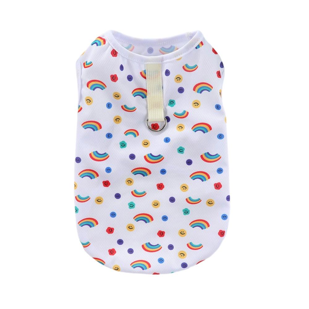 Vestă de tracțiune ultra-ușoară și subțire din plasă, pentru primăvară și vară, subțire, pentru câini și pisici, tip Teddy, pentru câini mici, medii și mari, Golden Retriever, Satsuma