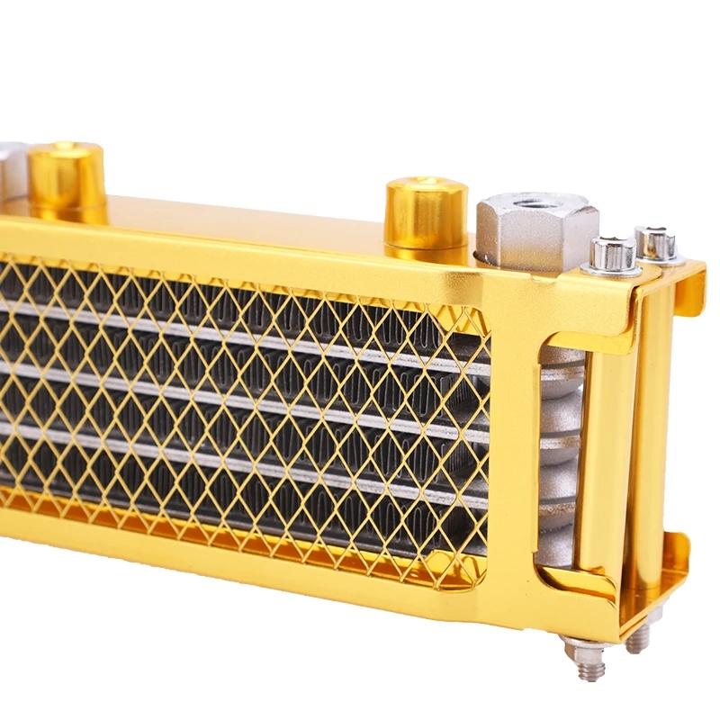 Oil Cooling Cooler Radiator Oil Cooler Set Motorcycle For 50 70 90 110 125 140cc Dirt Bike Monkey Bike DAX Pocket Bike ATV Moto