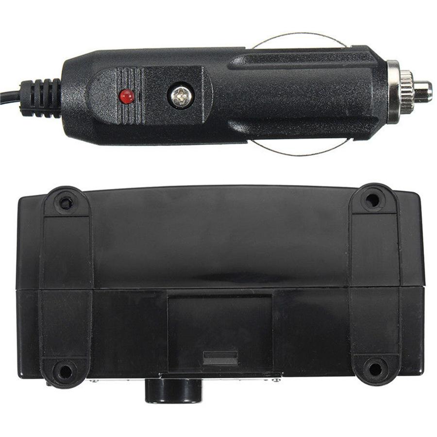 60W 24V Car Truck Summer Cooler Cooling Fan Water Air Conditioner 2 Speed Black