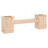 VidaXL Banc avec jardinières 184,5x39,5x56,5 cm bois massif de pin 825170