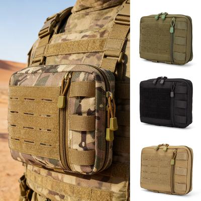Tool Kit Tactical Bag Outdoor Medical Pouch MOLLE Accessory Pouch for Backpack Vest Multi-function Waterproof 1000D Nylon Bag