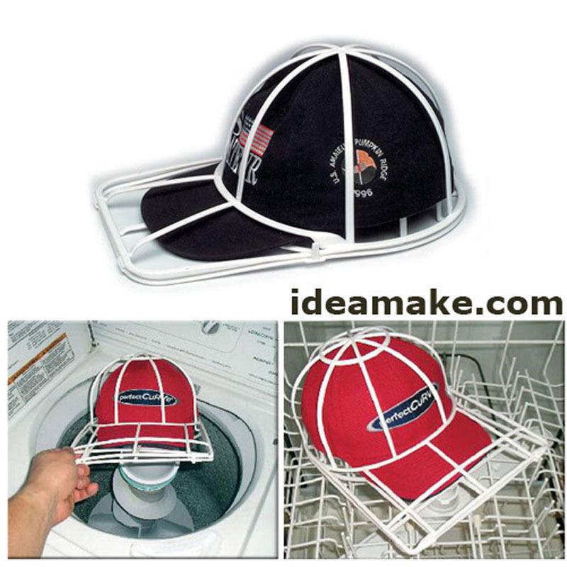 Protezione per Pulizia Cappellino da Baseball Telaio di Lavaggio Gabbia Lavabastone per Cappellino da Baseball Cappello Telaio Lavaggio Borsa da Bucato Per lavare Cappellino Articoli per Bucato
