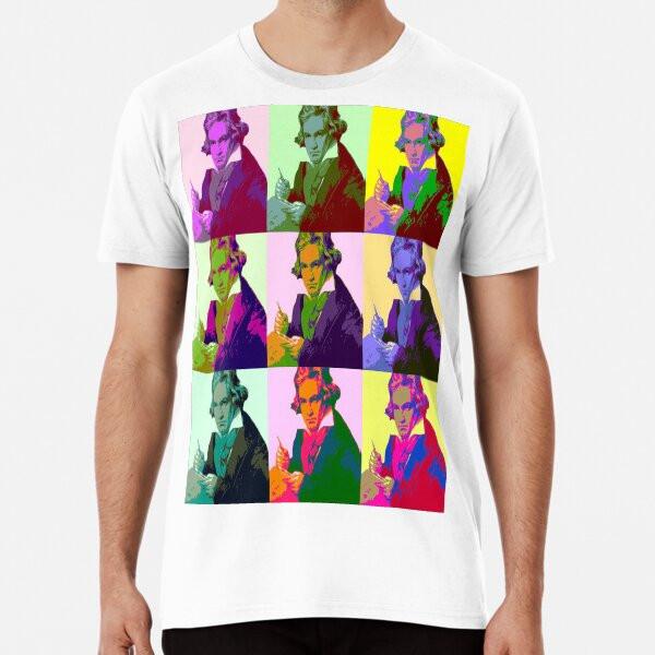 

Людвиг Ван Бетховен Поп-арт от S до 5XL Сделано в Австралии/США Футболка 3XL