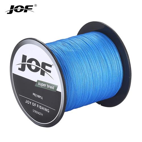 JOF PE 4 Braided Wire Portable Green and Yellow Smooth Fishing Line for Floating in Streams Lakes Rivers