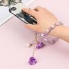 Phone Case Hanging Cord Mobile Phone Lanyard Keychain Wrist Rope Flower Pendant Anti-lost Lanyard