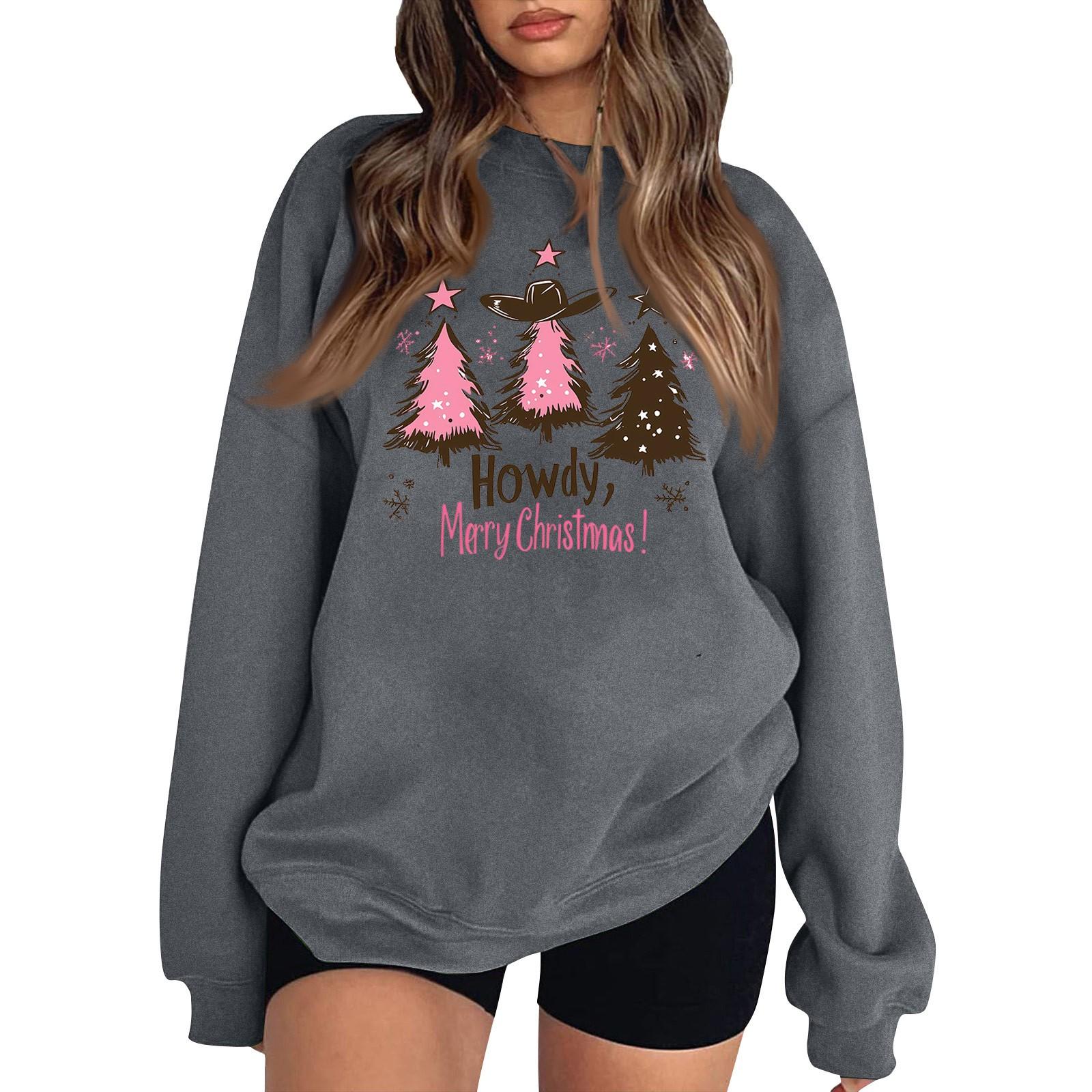 

Женский пуловер с принтом, блузка с круглым вырезом, заниженными плечами и длинными рукавами XL