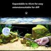 Extendable Handle Aquarium Dip Net Stainless Steel Fishtanks Cleaning Net  Aquarium