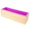 1200ml Silicone Soap Mold Wooden Box Rectangular Shape Soap Making Mold Soap Craft Flexible Silicone Soap Box Toast Mold