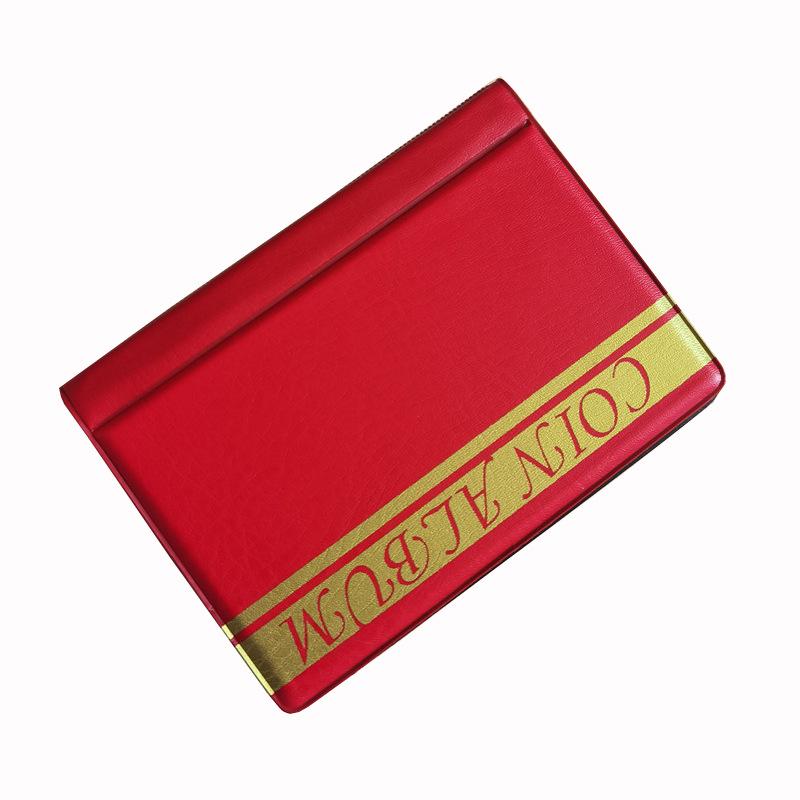 Album Mare cu 240 de Buzunare pentru Depozitarea Monedelor Antice - Liant pentru Colecționar de Monede Comemorative