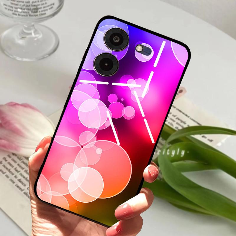 Für Tecno Pova 5 Pro 5G Hülle Pova5 4G Weiches Silikon TPU Handy Rückseite Für Tecno Pova Neo 3 Stoßfester Bumper LH6n Cartoon