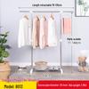 Compact Stainless Steel Clothes Drying Rack - Floor Standing Single Pole Hanger for Balcony