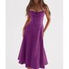 Floral Sexy Slit Suspender Dress Floral Sexy Slit Camisole Dress