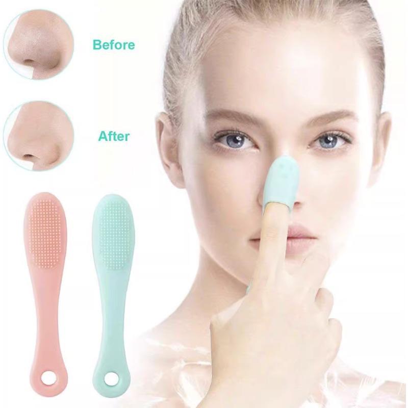Silicone Nose Tip Brush for Pore Cleansing with Soft Bristles