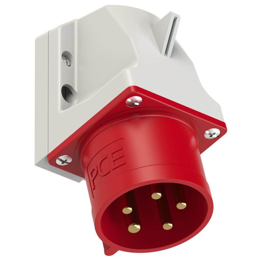 Receiver Plug (fixed) 32A 400V 3P+Z+N IP44