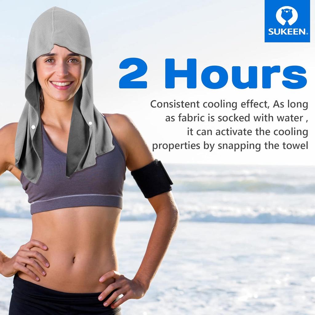 Multi Functional Cold Sports Headband Towel for Outdoor Fitness, Sun Protection, Quick Drying, Cooling and Breathable Headband