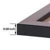 Collage Photo Frames (Set of 6, Wall Hanging),Black, Engineered Wood