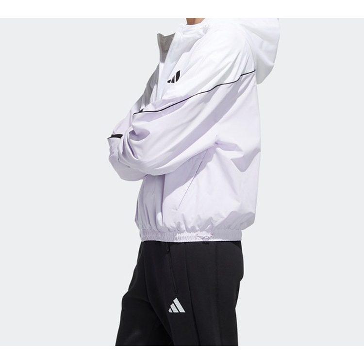 Adidas Jackets Women's White Hooded Moderate Other FM9322