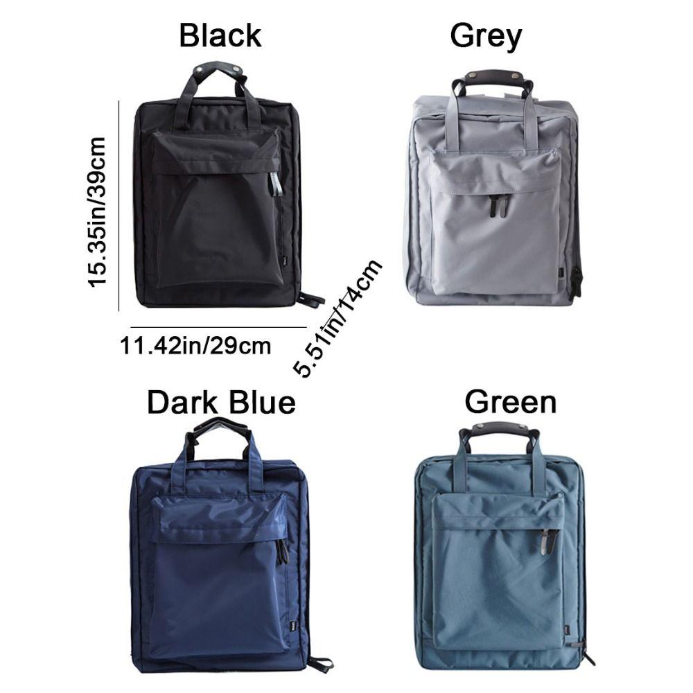 Large Capacity Business Laptop Backpack Nylon Student Backpack Portable Short Trip Bag School