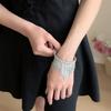 New Fashionable Rhinestone Tassel Opening Bracelet Stylish And Elegant Lady's Party Jewelry Accessory  Gift For Friends
