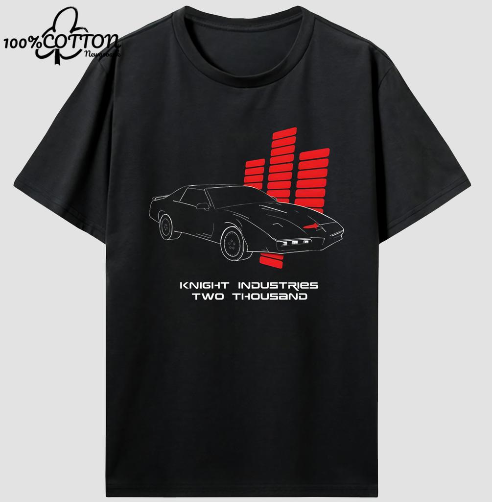 Knight Rider Print Summer T-Shirt Unisex High quality 100% cotton graphic t shirts