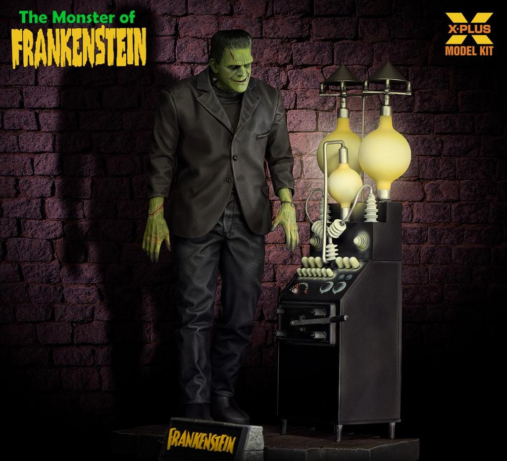 Monster Scale Unpainted Plastic Model Kit X-Plus Frankenstein's 1/8