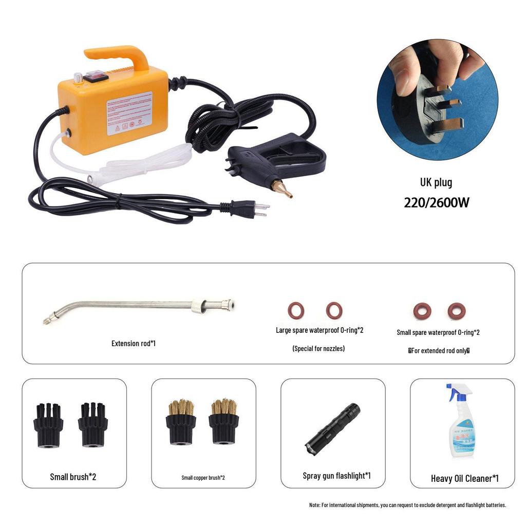 High-Pressure Steam Cleaner for Air Conditioners & Range Hoods, 110V US/220V UK Standard