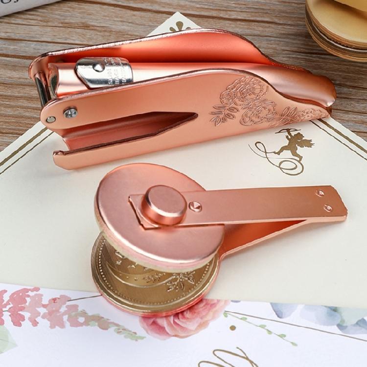 Embossing Sealing Stamp Exlibris Stamp Paper Embossing Pliers for Gift Envelope