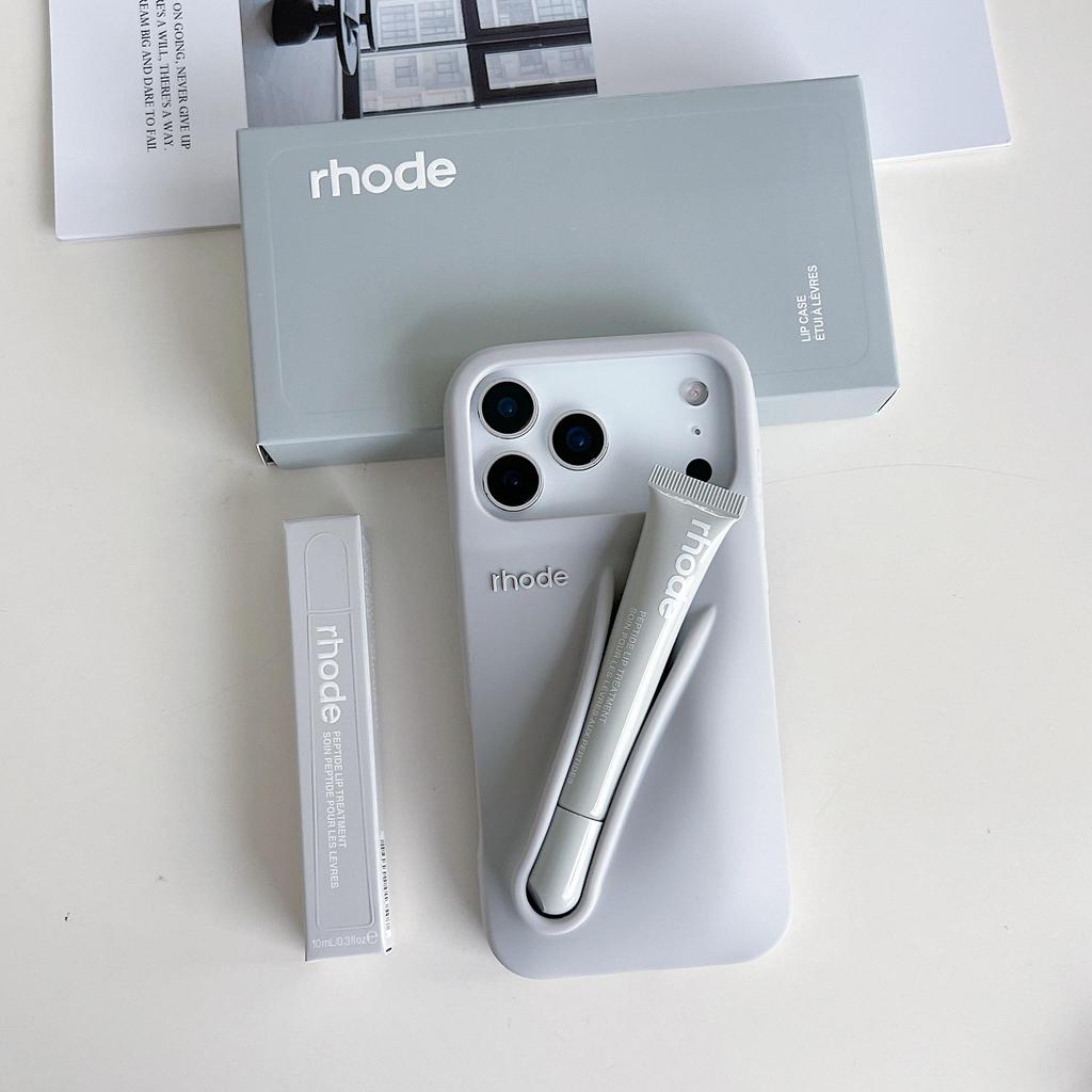 Lipstick-inspired Phone Case for Apple Devices Silicone Shockproof Soft Case with 3D Design Carry Your Lipstick