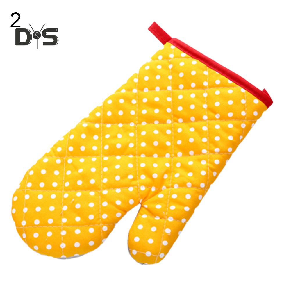 Decorations Home Thermal Insulated Heat Resistant Oven Mitt Thickened Glove Kitchen Bake Tool