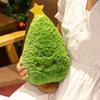 Cartoon Christmas Tree Plush Pillow Stuffed Pine Shaped Doll Toys for Children Car Room Christmas Decoration Cushion Gifts